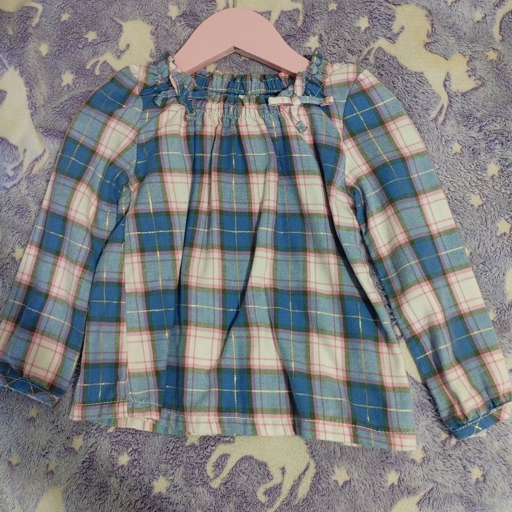 Plaid top